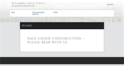 Desktop Screenshot of kissimmeemainstreet.org